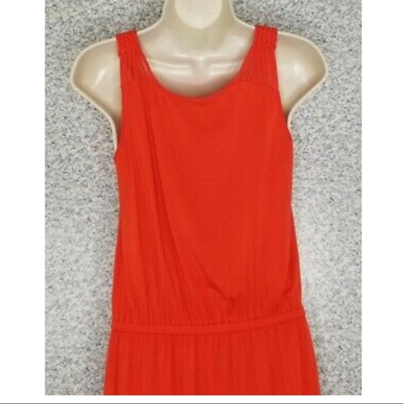 RXB Sleeveless Blouson Jersey T-Shirt Dress - Orange - Women's S - Picture 5 of 8